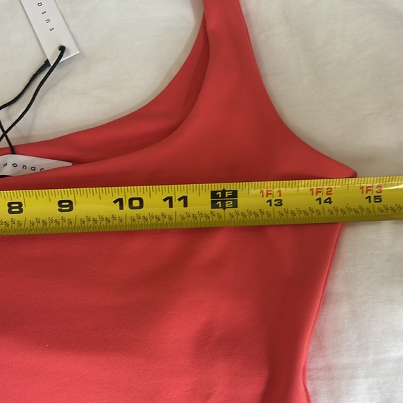 Sexy Fire Coral color tank dress Susana Monaco dress XS - Picture 5 of 7